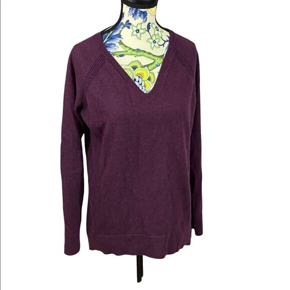 GAP Burgundy Long Sleeve Sweater XS - Picture 1 of 3